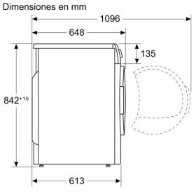 Balay 3SB391BR - Secadora Bomba de Calor 9Kg Clase A++ Blanco