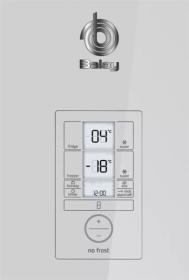 Balay 3KFD778BI - Frigorífico combi en cristal blanco 203x70x67cm