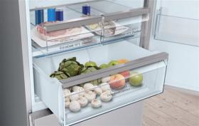 Balay 3KFD778BI - Frigorífico combi en cristal blanco 203x70x67cm