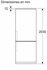 Balay 3KFC869AI - Frigorífico cristal gris antracita 203x60x66,5cm