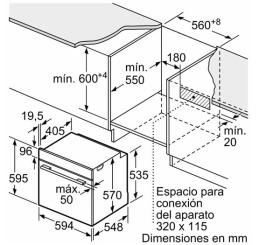 Balay 3HA5178B6 - Horno con vapor Cristal Blanco Clase A Hidrólisis