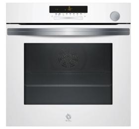 Balay 3HA5178B6 - Horno con vapor Cristal Blanco Clase A Hidrólisis