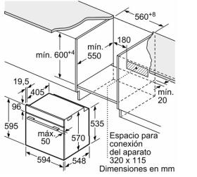 Balay 3HB5888B6 - Horno Pirolítico Serie Cristal con Termosonda Blanco