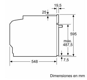 Balay 3HB584CA2 - Horno Multifunción Cristal Antracita Extraíble Clase A