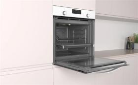 Balay 3HA5748B2 - Horno Serie Cristal Blanco Pirolítico con Vapor 71 Litros