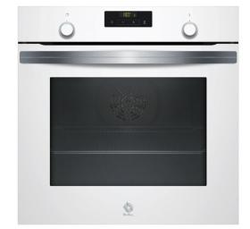 Balay 3HA5748B2 - Horno Serie Cristal Blanco Pirolítico con Vapor 71 Litros