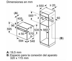 Balay 3HB5158A2 - Horno Serie Cristal 71 Litros Hidrolítico Antracita