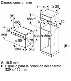 Balay 3HB4841G2 - Horno pirolítico Acero Antihuellas 71 litros