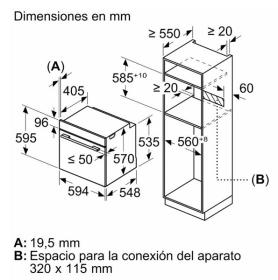 Balay 3HB413CX2 - Horno Multifunción 60 Cm Hidrolítico Clase A Inox/Negro