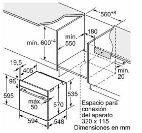 Balay 3HB413CX2 - Horno Multifunción 60 Cm Hidrolítico Clase A Inox/Negro