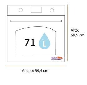 Balay 3HB4131X2 - Horno Multifunción Aqualisis Clase A Color Inox