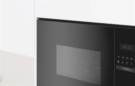 Balay 3CG5172N2 - Microondas integrado de Cristal Negro con Grill