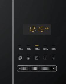 Balay 3CG5172N2 - Microondas integrado de Cristal Negro con Grill