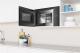 Balay 3CG5172N2 - Microondas integrado de Cristal Negro con Grill