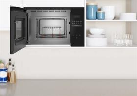 Balay 3CG5172N2 - Microondas integrado de Cristal Negro con Grill
