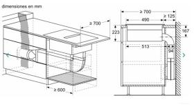 Balay 3EBC989LU - Placa de Flexinducción con extractor Ancho 80cm