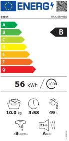 Bosch WAX28EH0ES - Lavadora i-Dos HomeProfessional de 10kg 1400rpm