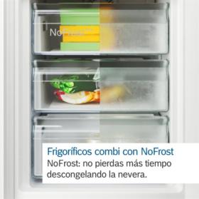 Bosch KGN39LBCF - Frigorífico combi en Cristal Negro 203x60x66,5cm