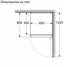 Bosch KGN39LBCF - Frigorífico combi en Cristal Negro 203x60x66,5cm