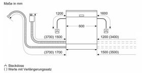 Siemens SN73HX42VE - Lavavajillas integrado de 60cm Clase E Home Connect