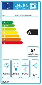 Aeg DPE5960M - Campana Integrada Telescópica 90cm Clase A Inox