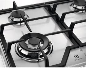 Electrolux KGS6436SX - Placa de Gas Natural 4 Fuegos 60 Cm Autoencendido