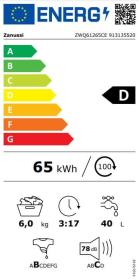 Zanussi ZWQ61265CE - Lavadora de Carga Superior 6Kg 1200rpm Clase D