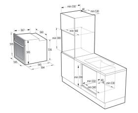 Hisense BI64213PX - Horno Multifunción Limpieza Pirolítica 77L Inox A+