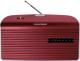 Grundig MUSIC 60 ROJO - Radio Portátil AM/FM Altavoces Alta Gama Rojo
