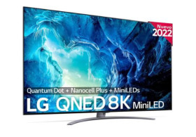 LG 75QNED966QA - Televisor Smart TV QNED Mini LED 8K IA webOS22 WiFi
