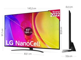 LG 65NANO826QB - Smart TV (2022) NanoCell 65" 4K UHD con Wifi HDR10