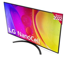 LG 55NANO826QB - Smart TV (2022) NanoCell 55" 4K UHD con Wifi HDR10