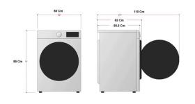 LG F4DV5009S2S - Lavasecadora Inteligente 9/6Kg 1400rpm Clase E Inox