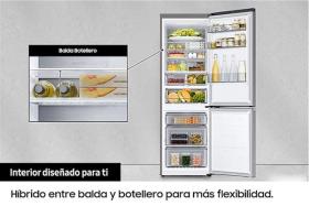 Samsung RB34T775CS9EF - Frigorífico Combi 185.3x59.5Cm Inox 344L C