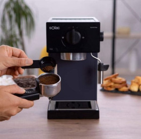 Solac CE4502 - Cafetera Espresso Squissita Easy Graphite 20 bar 1050W ·  Comprar ELECTRODOMÉSTICOS BARATOS en lacasadelelectrodomestico.com