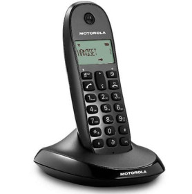 Motorola C1001L - Teléfono Inalámbrico Digital con Agenda Color Negro