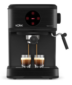 Solac CE4498 - Cafetera Automático Taste Control 850W 20 Bar Negro