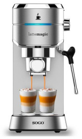 Sogo CAF-SS-7600 - Cafetera espresso automática 1450W 15 bares