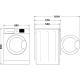 Whirlpool FFWDB 864349 WV SPT - Lavasecadora 8/6Kg 1400rpm Clase D Blanco