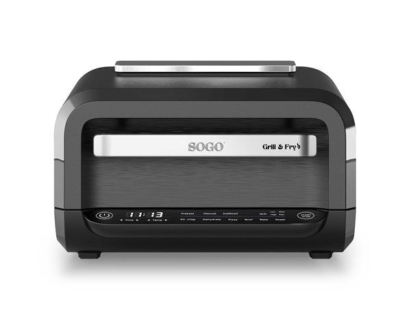 Sogo FRE-SS-10130 - Parrilla + Freidora de Aire Multifunción 4L 1700W