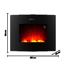 Ready warm 2650 curved flames connected 2