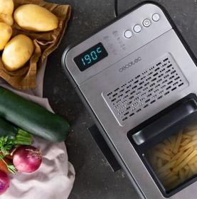 Cecotec 04300 - Freidora Cleanfry Luxury 3000 3.2L 2400W Acero Inox