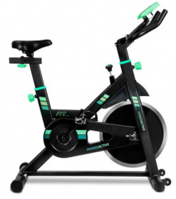 Cecotec 07018 - Bicicleta indoor profesional PowerActive máximo 120kg