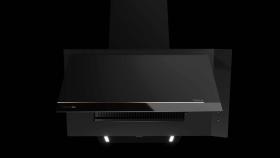 Teka DVI 88 Infinity G1 - Campana decorativa inclinada Negro Mate 80 cm