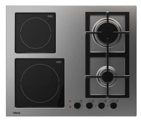 Teka EFX 60.1 2G 2H AI AL - Placa Mixta 60cm Gas Butano y Vitrocerámica