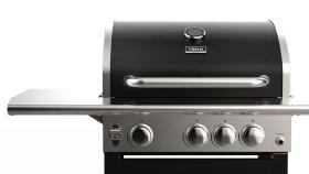 Teka Gourmet BBQ 3100 G - Barbacoa de Gas Butano 4 Quemadores Color Negro