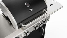 Teka Gourmet BBQ 3100 G - Barbacoa de Gas Butano 4 Quemadores Color Negro