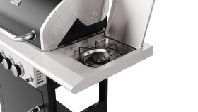 Teka Gourmet BBQ 3100 G - Barbacoa de Gas Butano 4 Quemadores Color Negro