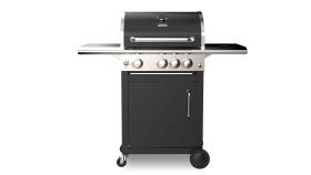 Teka Gourmet BBQ 3100 G - Barbacoa de Gas Butano 4 Quemadores Color Negro