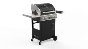 Teka Gourmet BBQ 3100 G - Barbacoa de Gas Butano 4 Quemadores Color Negro